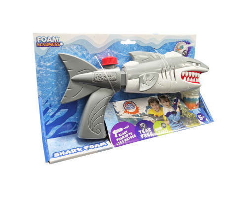 Водный пистолет Shark Foam F9101(Grey) стреляет пеной, дальность 4-5 метров