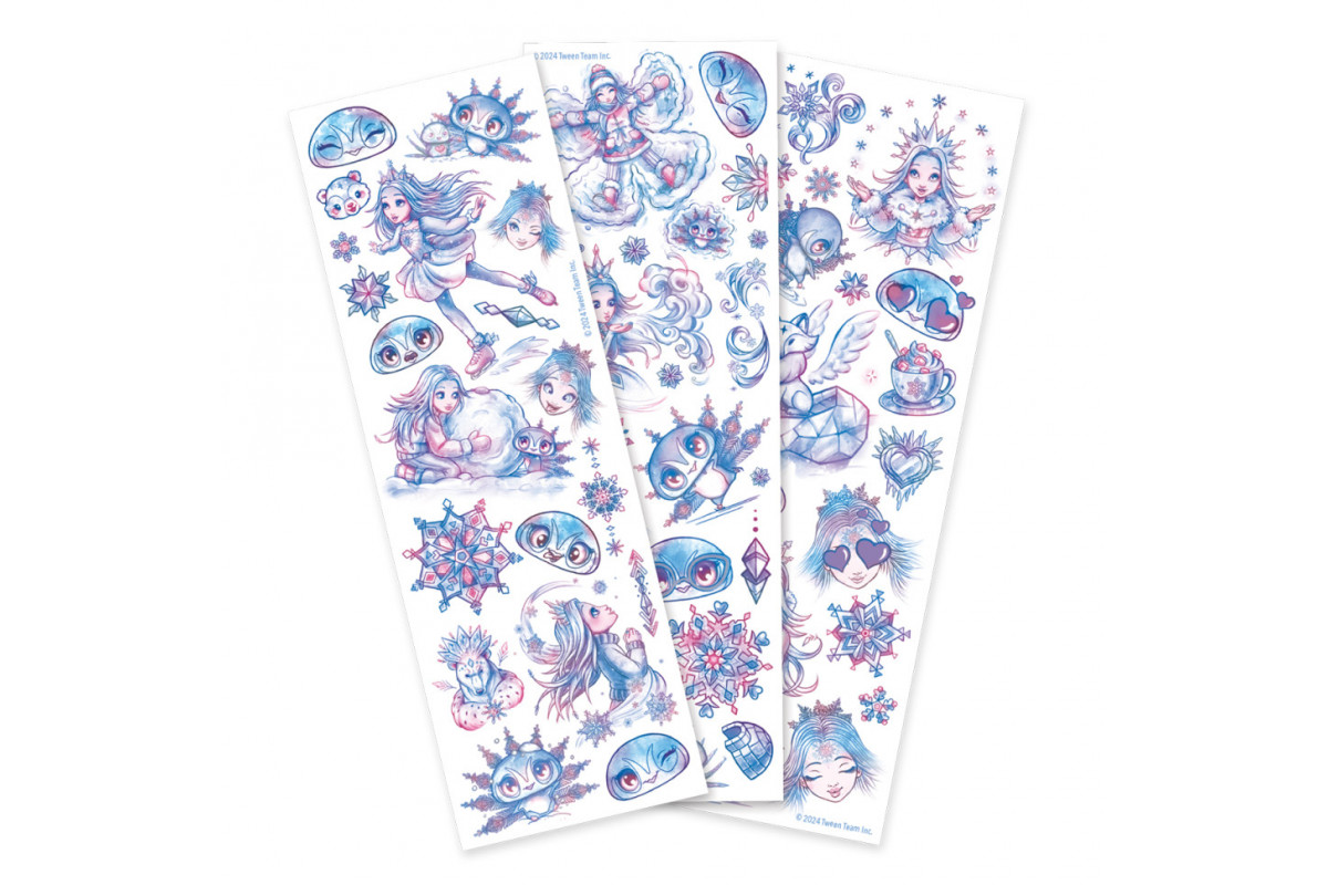 Набір тимчасових татуювань Зіркові малюнки "Айсеана" Nebulous Stars 11458-2 боді-арт