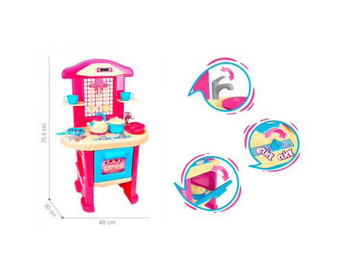 Набор игровой  "Моя первая кухня" ТехноК 3039TXK, 18 предметов