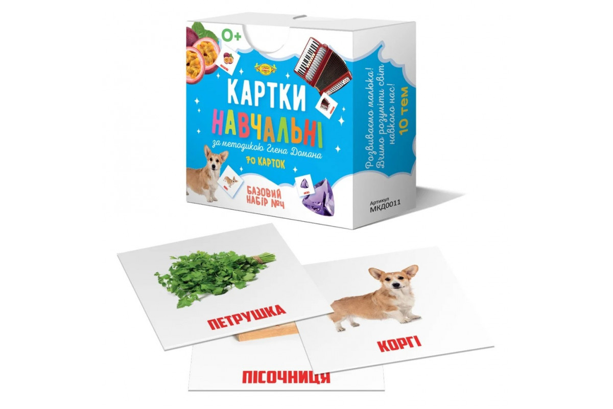 Карточки обучающие Гленна Домана №4 Мастер MKD0011 укр