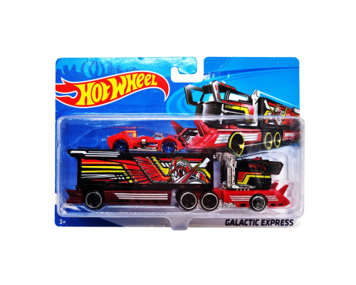 Дитячий ігровий набір машинок T-K937-1(Red-2) із трейлером