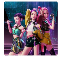 Фигурный пазл из дерева "Кейпоп охотники на демонов" PZ007-A3C-AC 180-250 деталей, размер А3,  картонная коробка