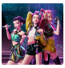 Фігурний пазл з дерева "Кейпоп мисливці на демонів" PZ007-A3C-AC 180-250 деталей, розмір А3, картонна коробка