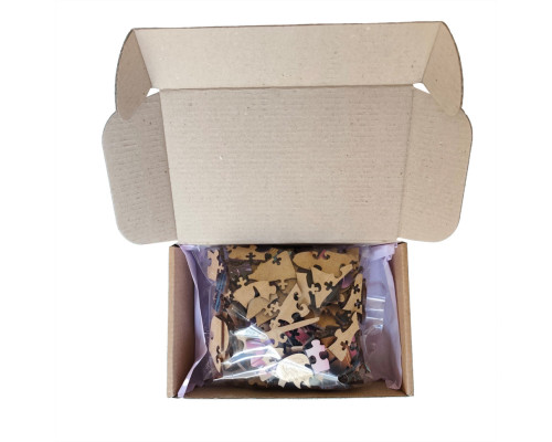 Фигурный пазл из дерева "Кейпоп охотники на демонов" PZ007-A3C-AC 180-250 деталей, размер А3,  картонная коробка