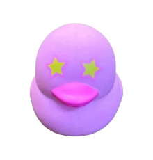 Дитячий антистрес "Крутий заміс - I'm Ducky XL" MonsterGum AS25003 Рожевий