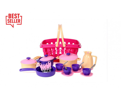 Детский игровой набор посуды 4449TXK, 26 элементов