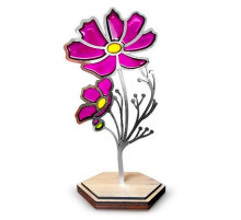 Набор для витражной живописи по номерам "Лепестки лета" FDSGK-016