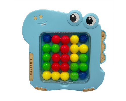 Детская логическая развивающая игра "Крокодил" 1139 с безопастныйх материалов Синий