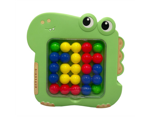 Детская логическая развивающая игра "Крокодил" 1139 с безопастныйх материалов Зеленый