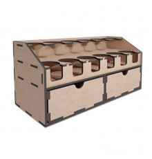 Настільний органайзер для спреїв та художніх фарб у баночках FDPO-262