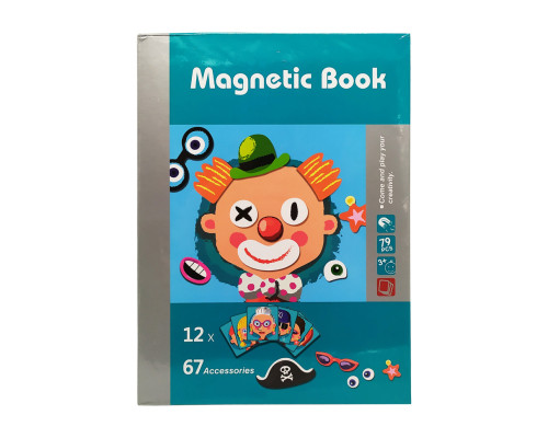 Набір для творчості "Клоун"  LY8726-3 магнітна книга