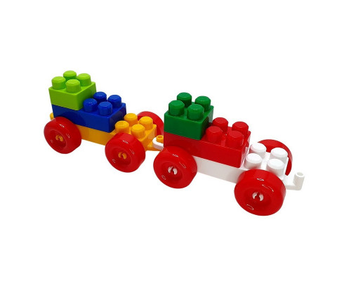 Дитячий блочний конструктор 013999/04 у пластиковому боксі, 303 деталі