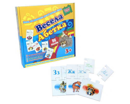 Пазли Весела абетка (укр.алфавіт)525