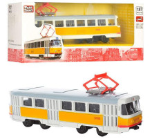 Іграшкова модель Трамвай PLAY SMART 6411 інерційний  6411B