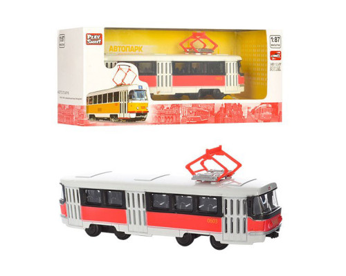Іграшкова модель Трамвай PLAY SMART 6411 інерційний  6411D