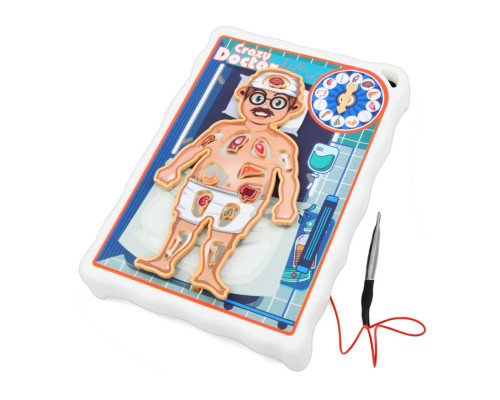 Детская настольная игра "Crazy Doctor" 1295-3 игровое поле, рулетка