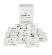 Набір дерев'яних головоломок "Wooden mini puzzle set" Заморочка 12en