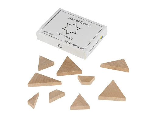 Набір дерев'яних головоломок "Wooden mini puzzle set" Заморочка 12en