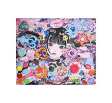 Детская палетка теней для век IG2943, 12 цветов, с аппликатором