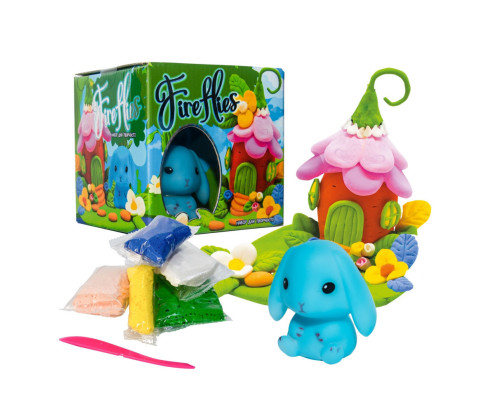 Набір для творчості "Fireflies - зайченя" 30410 світильник, маса для ліплення