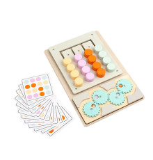 Детская развивающая игрушка-головоломка MD 0836-2 дерево, 26х18 см