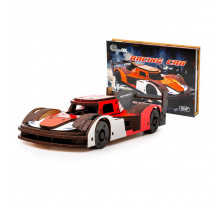 Деревянный 3D конструктор Racing Car Puz-01037, 146 деталей