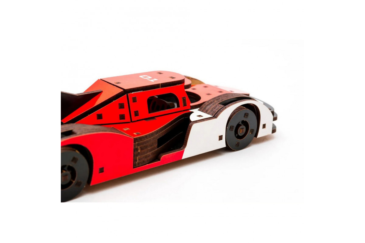 Деревянный 3D конструктор Racing Car Puz-01037, 146 деталей Деревянный 3D конструктор Racing Car Puz-01037, 146 деталей