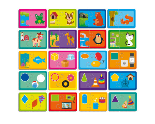 Пазли "Знайди пару. Хто де живе? На що схоже?" VT5003-03 Укр