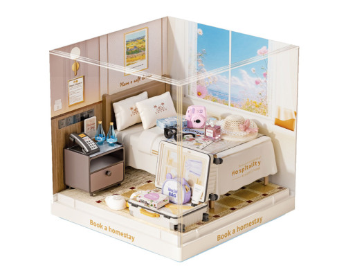 Конструктор-румбокс Гостиничный номер Mini House 8038-MH серии "Интерьер Мини"