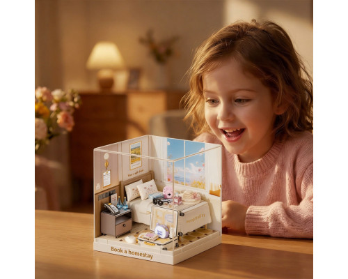 Конструктор-румбокс Гостиничный номер Mini House 8038-MH серии "Интерьер Мини"