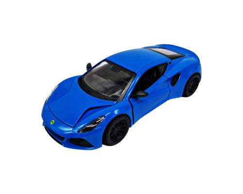 Инерционная машинка Lotus Emira Kinsmart KT5441W металлическая, 13 см Синий