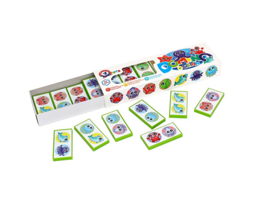 Настольная игра Домино детская "Океан" ТехноК 3299TXK