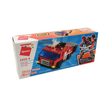 Дитячий Конструктор Qman 1416-1-6 транспорт, 88 дет  Water Pulse Fire Truck
