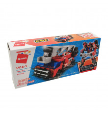 Дитячий Конструктор Qman 1416-1-6 транспорт, 88 дет  Lander Fire Truck