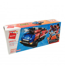 Дитячий Конструктор Qman 1416-1-6 транспорт, 88 дет  Super Fire Truck