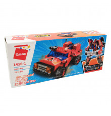Дитячий Конструктор Qman 1416-1-6 транспорт, 88 дет  Command Vehicle