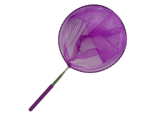 Сачок для бабочек с телескопической ручкой Y8436(Violet) 85 см, D20 см