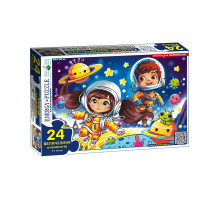 Дитяча гра-пазл "Космічні мандрівники" Енергія Плюс 188410, 24 елементи