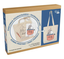 Набор для раскрашивания эко-сумки "Милые зайчата" N0003623