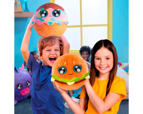 Ігровий набір серії "Little Foodies" W2 - Бургер Biggies BIG002-BU надувна іграшка, насос 22 см