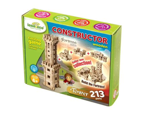 Детский конструктор "Башня" Igroteco 900330 213 деталей