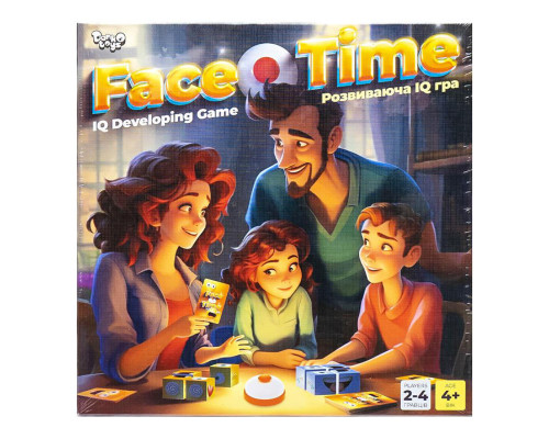 Развивающая настольная игра "Face Time" FT-01-01 со звоночком