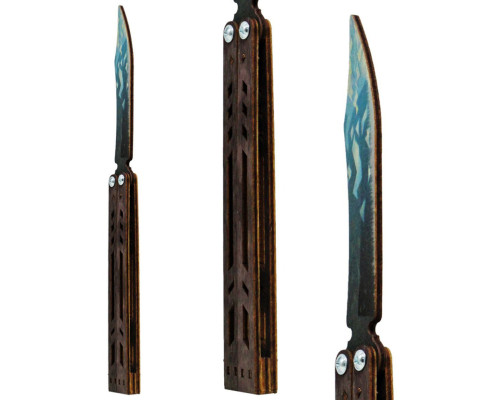 Нож деревянный сувенирный "SO-2 БАБОЧКА COLD FLAME" SO2BAL-C