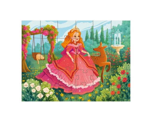 Пазл дитячий "Принцеса в чарівному саду" 300711, 30 елементів