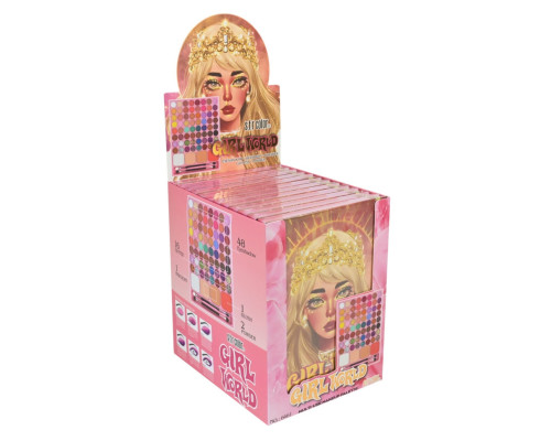 Дитячий набір косметики Країна Іграшок CN-0133, 64 кольори, тіні для повік, рум'яна