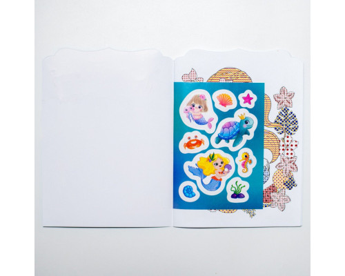 Водна розмальовка "Русалки" 10171027, 8 сторінок, 19 наліпок