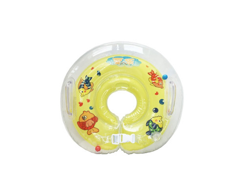 Надувной круг на шею для купания детей "Рыбка" MGZ-0936(Yellow)