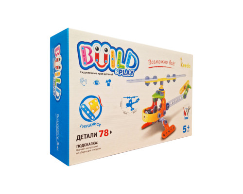 Конструктор Build&Play "Вертоліт" HANYE J-7710, 78 елементів