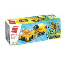 Дитячий Конструктор Qman 1417-1-6 будтехніка, 79 дет  Concrete Mixer Truck