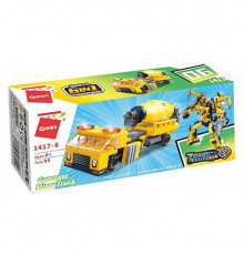 Дитячий Конструктор Qman 1417-1-6 будтехніка, 79 дет  Concrete Mixer Truck